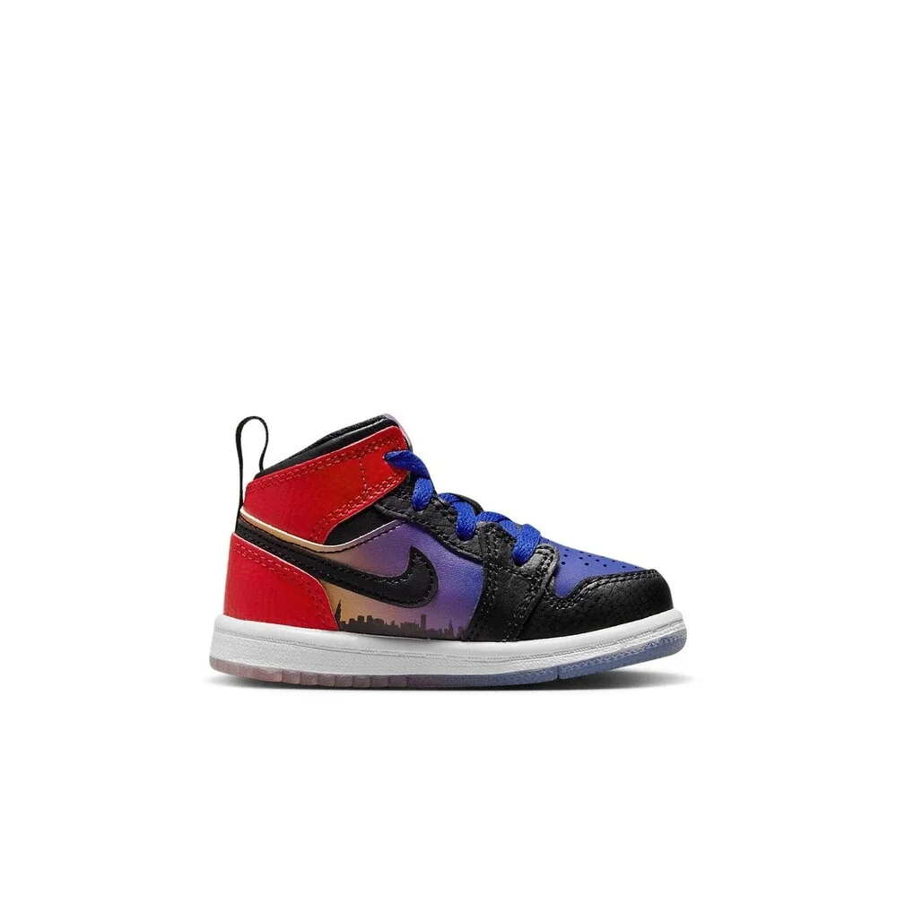 Nike Air Jordan 1 Mid SS DX4377-400 Toddler US 10 Multi Lifestyle Shoes HTAT1306